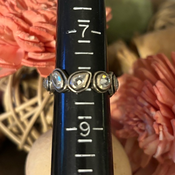 Silpada Cubic Zirconia ‘BRILLIANCE’ Sterling Eternity Band Ring R2807 - Picture 5 of 10